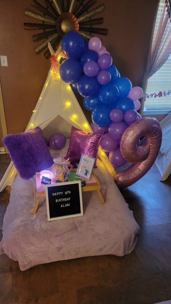 Stitch Theme Birthday Tent-2
